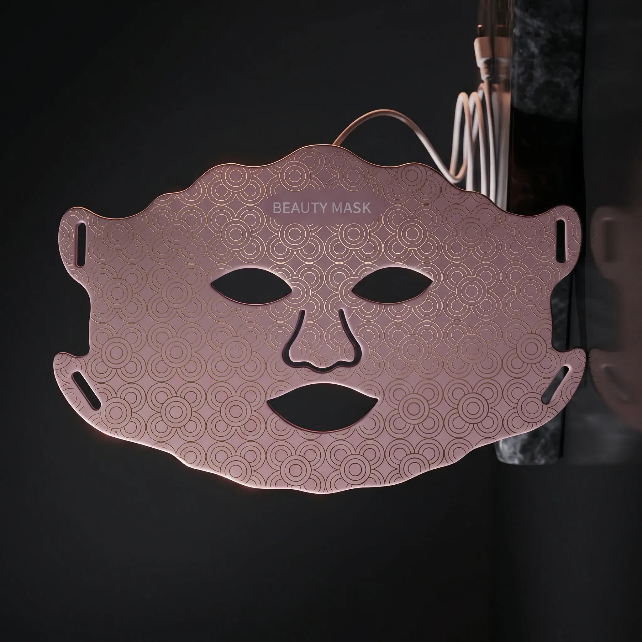 Red Light LED Facial Photon Rejuvenation Device With Silicone Beauty Mask